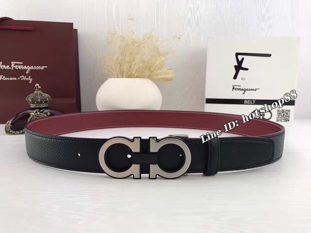 菲拉格慕專櫃款男士皮帶 Ferragamo雙面牛皮爆款腰帶  jjp2230